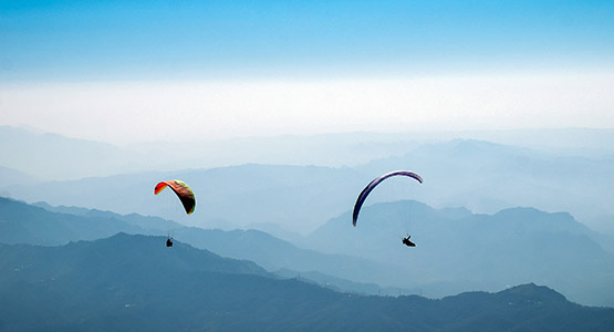 Paragliding adventures, Bir Billing, Himachal Pradesh
